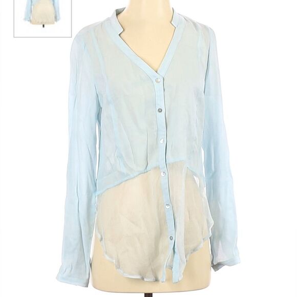 Line & Dot
Size S Long Sleeve Silk Top - Picture 1 of 2
